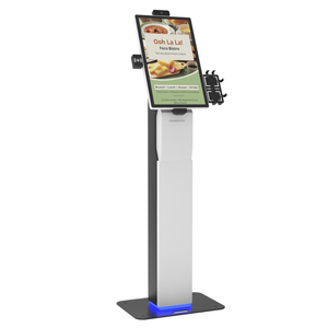Fastfood Restaurant Touch Screen POS Hlder NFC termisk printer Selvbetjeningskiosk