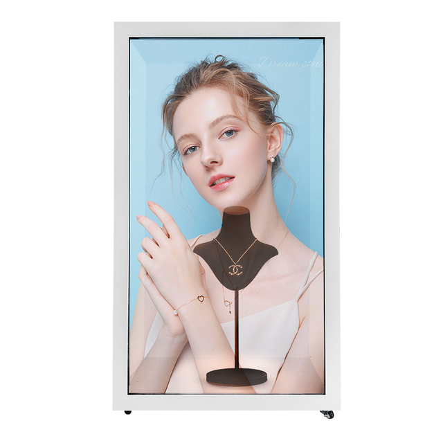 3D Video Holographic Box Lcd HD Showcase Interaktiewe Skerm Raak Deursigtige Holobox Vertoonkas