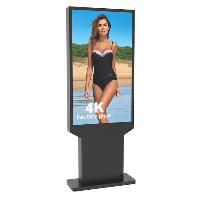 &Eacute;cran LCD accrocheur haute luminosit&eacute; 3000nits, liaison optique ext&eacute;rieure, affichage publicitaire polychrome