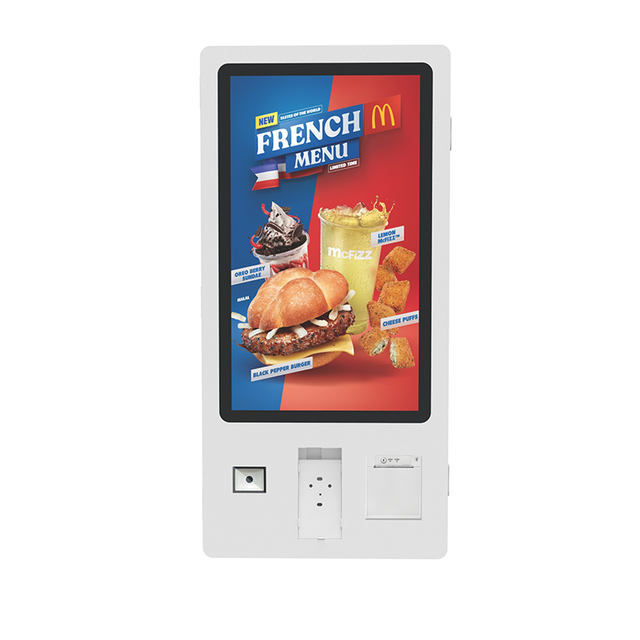 Pago minorista interior de 32 pulgadas con c&aacute;mara NFC incorporada Funci&oacute;n de pantalla Lcd de pago Quiosco de pago t&aacute;ctil de autoservicio