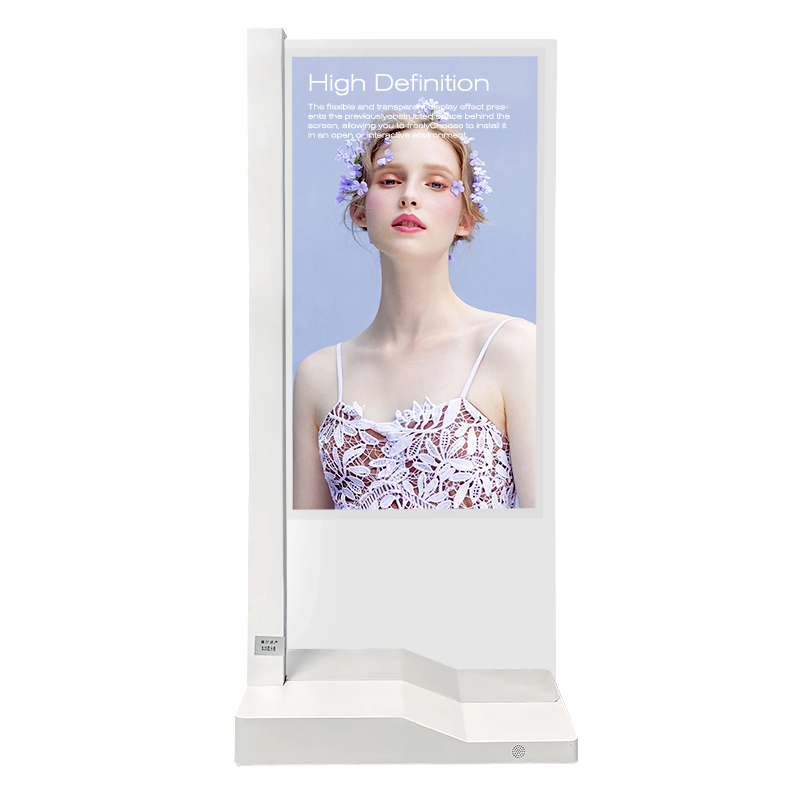 Экрани шаффоф дар ошёнаи OLED аломати рақамӣ