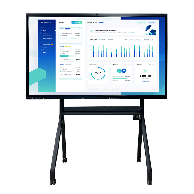 niska cena Najlepiej sprzedający się wyświetlacz płaski panel Lcd przeciwodblaskowy 4K elektroniczna cyfrowa inteligentna sala konferencyjna interaktywna tablica dotykowa na podczerwień