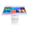 55 pouces 4K Marketing Business Android Windows tout en un PC publicitaire au sol debout kiosque de demande d'information tactile en forme de K