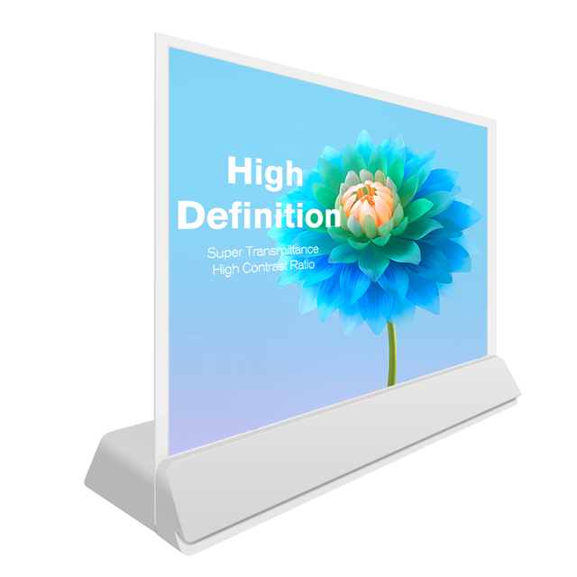 Reklame Display OLED Transparent Glas Display Screen