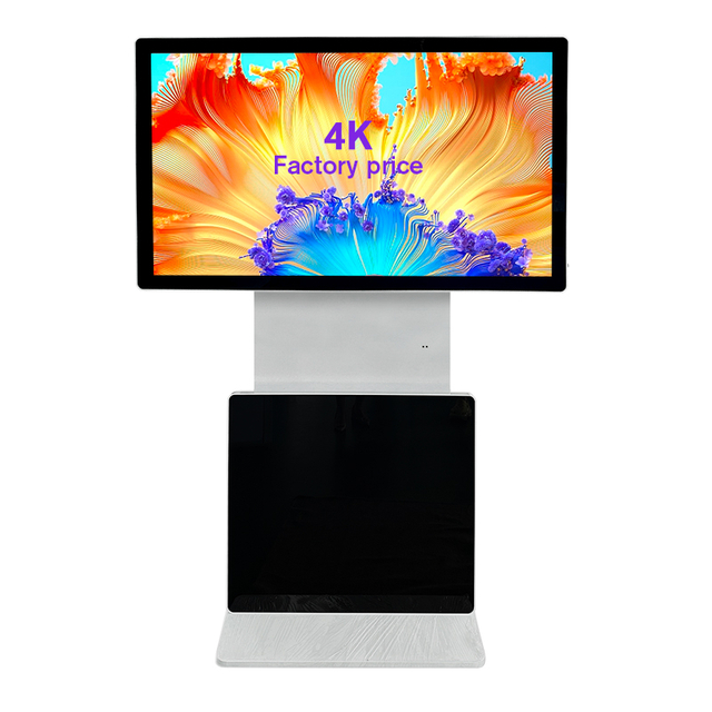 360 sinaliza&ccedil;&atilde;o de tela de toque flex&iacute;vel interna digital girat&oacute;ria display lcd jogador interativo quiosque de publicidade rotativo