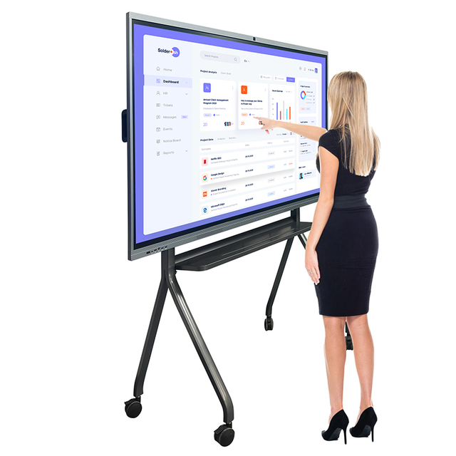 65 75 86 98 Cal 4K Smart TV tablica edukacyjna wszystko w jednym dotykowym panelu ekranu LCD tablica interaktywna w klasie