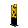55 inch vloer staande verticale interactieve digitale totem LCD touchscreens kiosk reclame display signage 