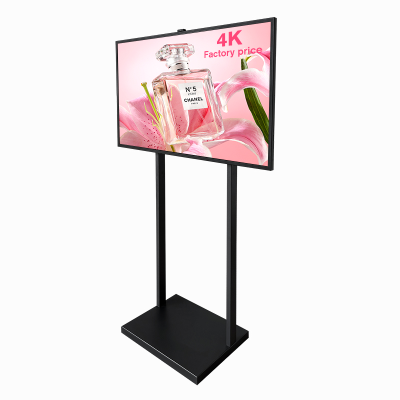 Shop Android 32 43 49 55 65 Zoll hohe Helligkeit h&auml;ngendes Display LCD Werbung Digital Signage 4k Fenster mit Blick auf den Bildschirm