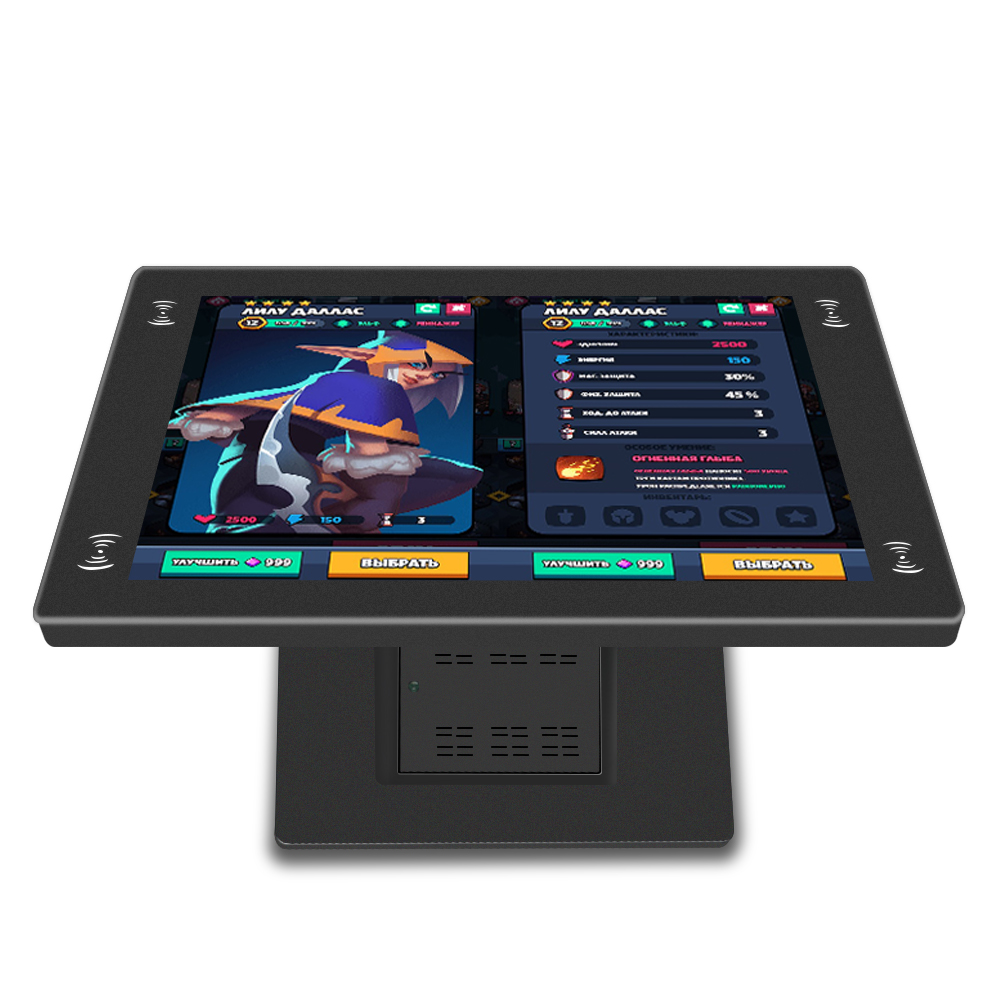 Beste Multi Smart Lcd Interaktiewe Kafee Restaurant Touch Screen Smart Wireless Charging Table
