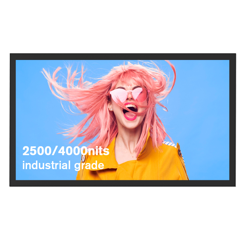 55 in&ccedil; Y&uuml;ksek Parlaklık 2500nit Ip65 Su Ge&ccedil;irmez Tv Kapasitif Dijital Reklam Ekranı Dokunmatik Lcd Dış Mekan Duvara Monte Ekran