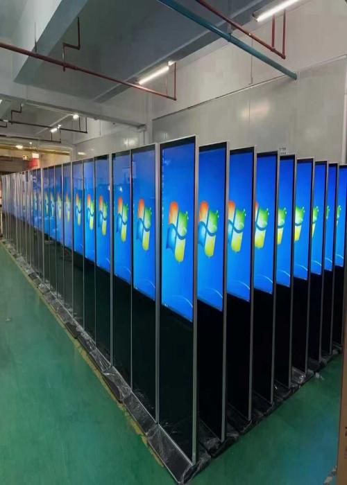 Qualit&eacute;itss&eacute;cherung Inspektioun-Mass Produktioun vun Indoor Buedem-sch&eacute;i digital Sch&euml;lder