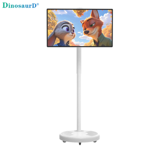 Bevegelige hjul 32 tommers LCD-skjerm Batteridrevet Android Smart Mobile TV