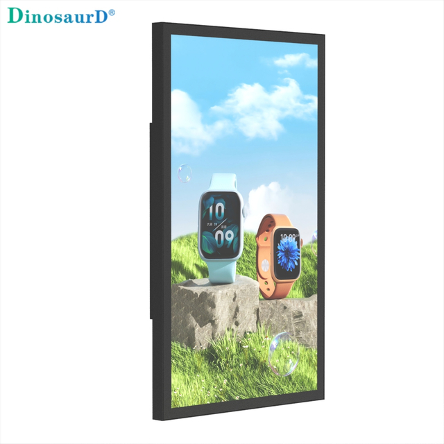 Precio al por mayor 32 43 49 55 65 pulgadas CMS gratis con WIFI Android impermeable IP66 pantalla LCD de publicidad exterior montada en la pared