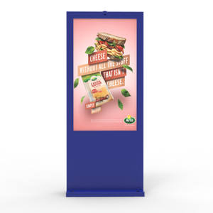 43-98 انچ ویڈیو پلیئر 4K اینڈرائیڈ ونڈوز فلور سٹینڈنگ ڈیجیٹل سائنیج اور LCD ڈسپلے انٹرایکٹو آؤٹ ڈور ایڈورٹائزنگ ٹوٹیم