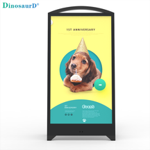 43 49 55 Zoll LCD-Werbung freistehender tragbarer vertikaler Batterie-Kiosk f&uuml;r den Innenbereich