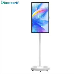 экрани гардиши камераи HD дисплейи андроид 24 27 32 дюймаи интерактивии touch lcd стенди батареяи сайёри мобилӣ телевизиони бесим