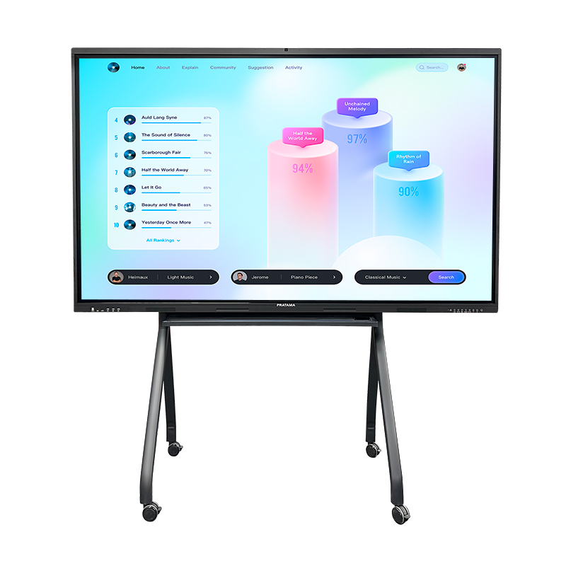 Умная электронная доска Multi Touch, 4k, 40 точек, &laquo;все в одном&raquo;, плоский экран, интерактивная обучающая цифровая доска