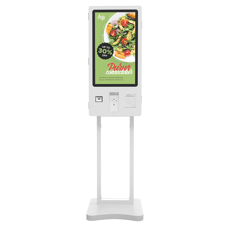 15,6 inch automatische machine vloerstandaard fastfood drank zelfbediening bestellen betalingskiosk