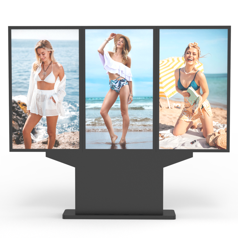 technologie photosensible intelligente support commercial &eacute;cran num&eacute;rique lcd haute luminosit&eacute; lecteur vid&eacute;o publicitaire ip66 signalisation tv 