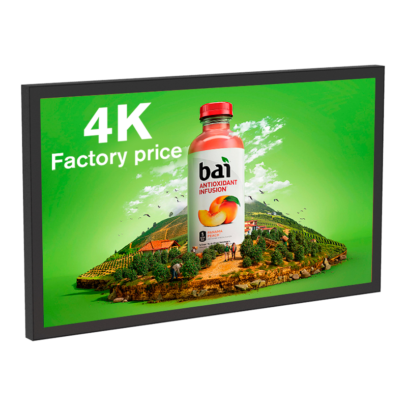 Metro kamusal alanlar su ge&ccedil;irmez y&uuml;ksek parlaklık dijital reklam video oynatıcı tabela lcd ekran 4K a&ccedil;ık ip66 tv