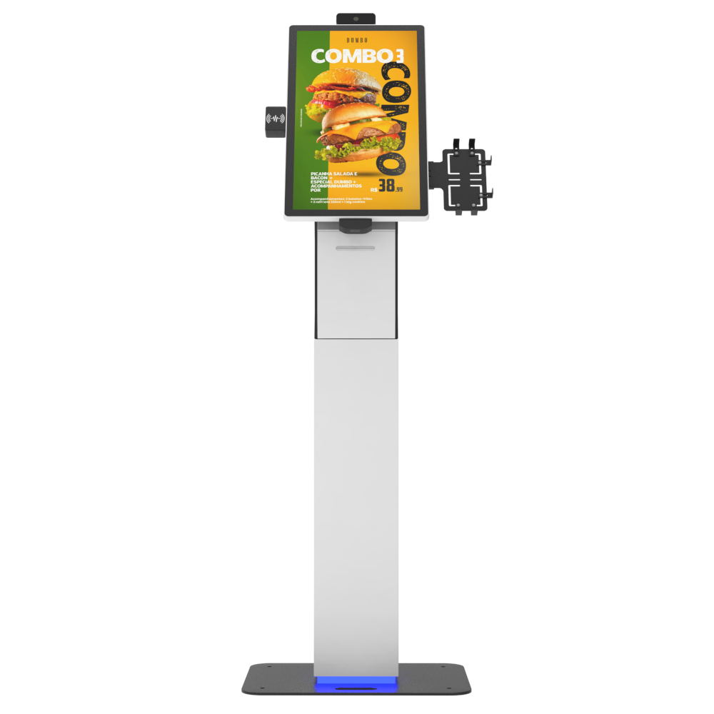 21 24-calowe samoobsługowe płatności Zamawianie stojącego kiosku do restauracji kawiarni