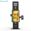 تصميم وحدات تخصيص الكاميرا NFC pos حامل محطة التذاكر مطعم الخدمة الذاتية طلب الطابعة شاشة تعمل باللمس كشك الدفع