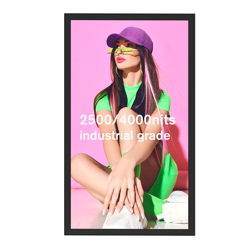OEM-Fabrik Gro&szlig;handel schlanke IP66 wasserdichte Outdoor-LCD-Bildschirm-Werbung Digital Signage